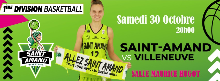 Basketball - Saint-Amand-les-Eaux / Villeneuve d'Ascq